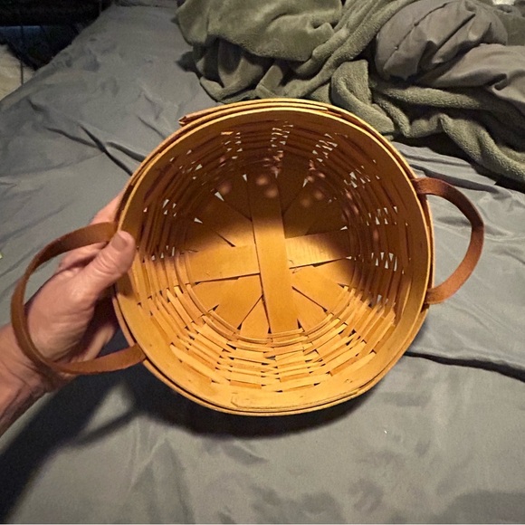 Longaberger Darning basket leather handles HG 10-01 - Picture 5 of 5